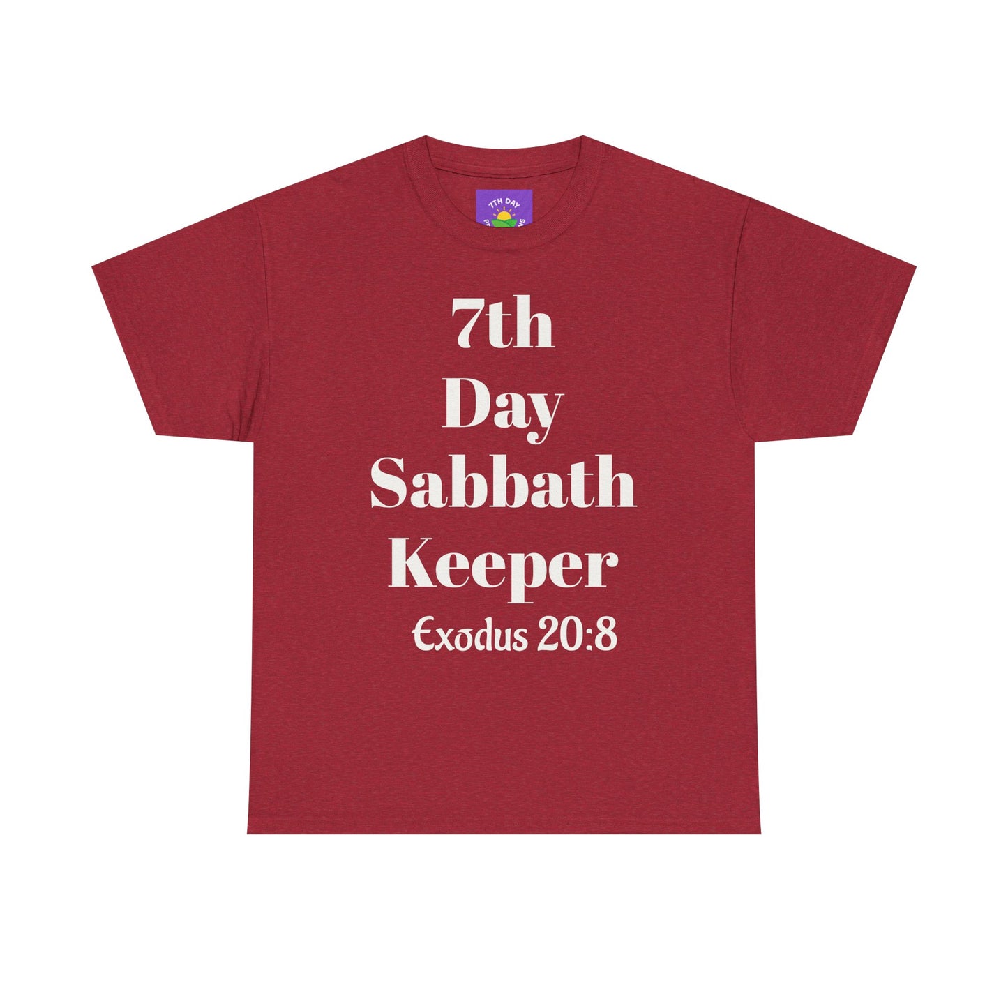 7th Day Sabbath keeper T-shirt (no sleeve markings)
