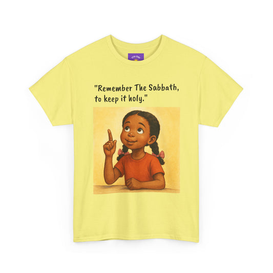 Remember The Sabbath Keziah Unisex Heavy Cotton Tee