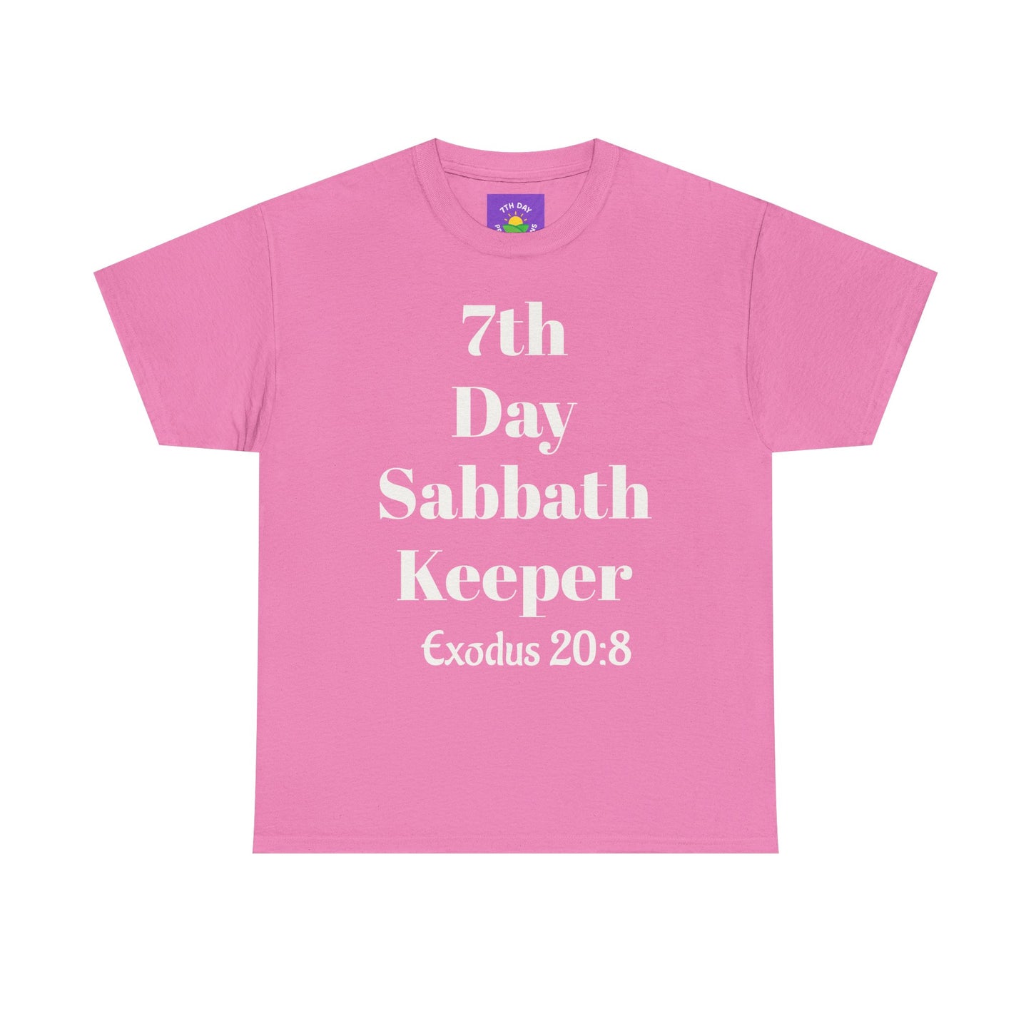 7th Day Sabbath keeper T-shirt (no sleeve markings)