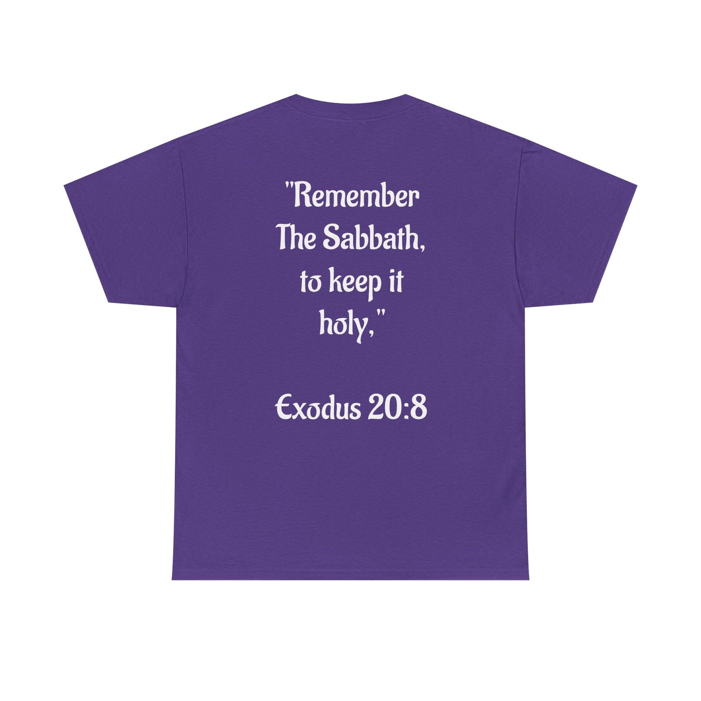 7th Day Sabbath keeper T-shirt (no sleeve markings)