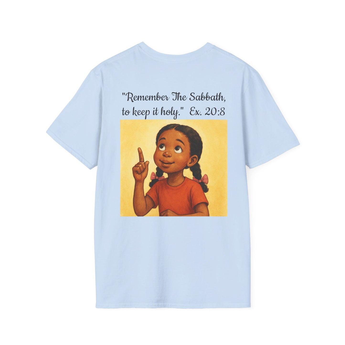 The Sabbath with Keziah, (Hebrew family) - Unisex Soft style T-Shirt