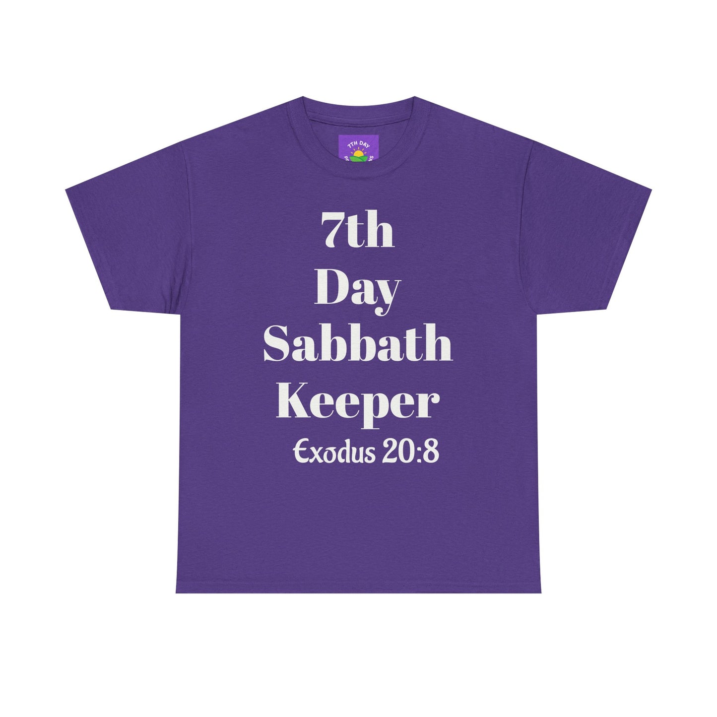 7th Day Sabbath keeper T-shirt (no sleeve markings)