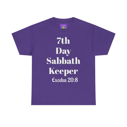 7th Day Sabbath keeper T-shirt (no sleeve markings)