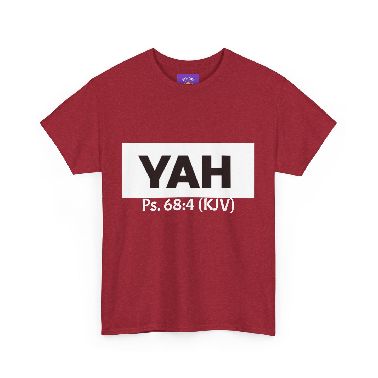 Name of God T-shirt Psalm 68:4 KJV (various colors Unisex Heavy Cotton T-shirt)