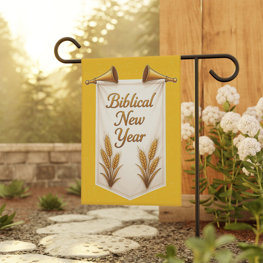 Biblical New Year (Garden Banner, Garden Flag, Religious Home Decor)