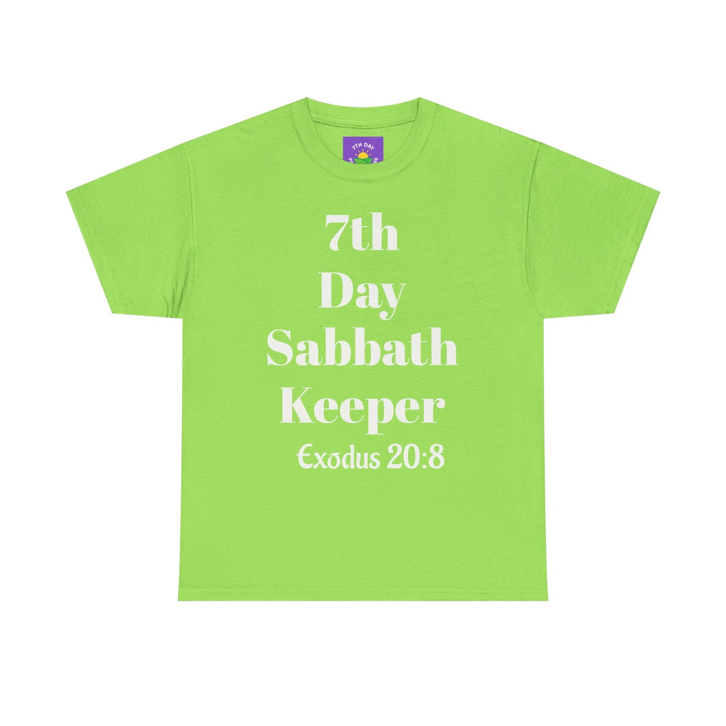 7th Day Sabbath keeper T-shirt (no sleeve markings)