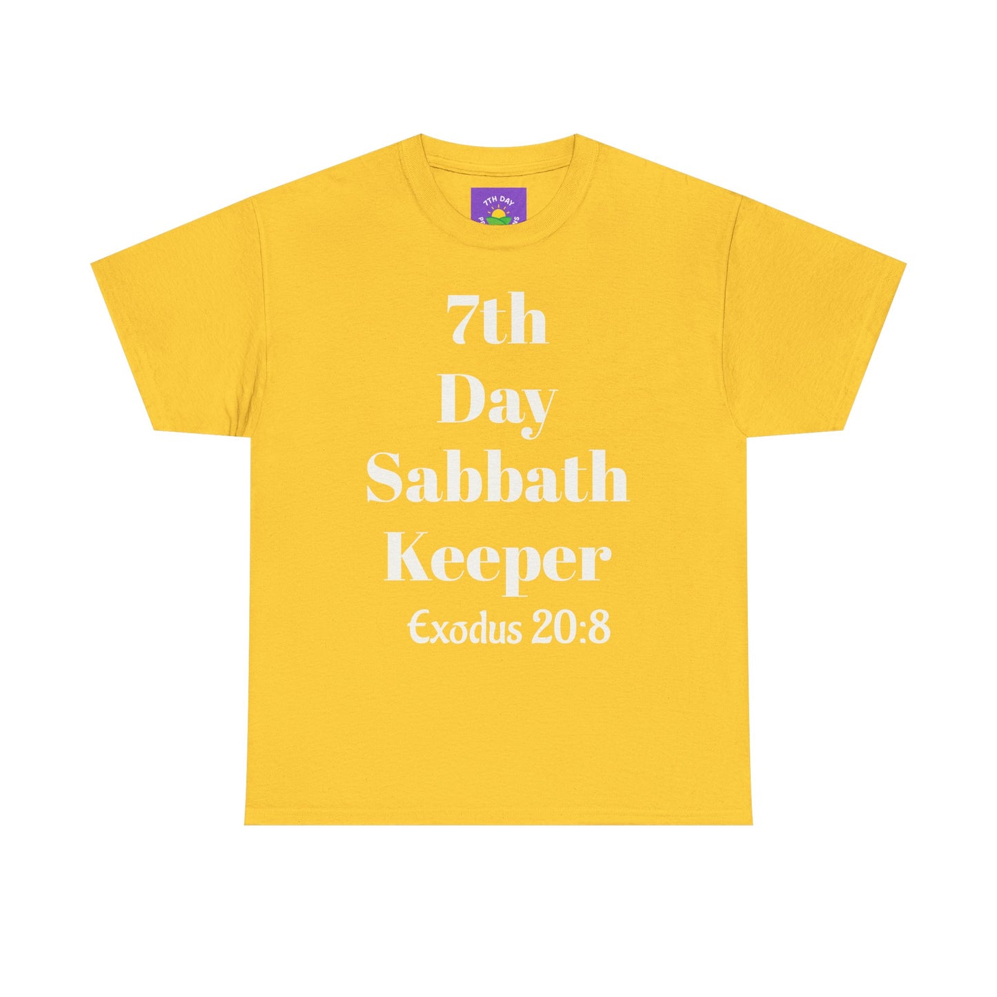 7th Day Sabbath keeper T-shirt (no sleeve markings)