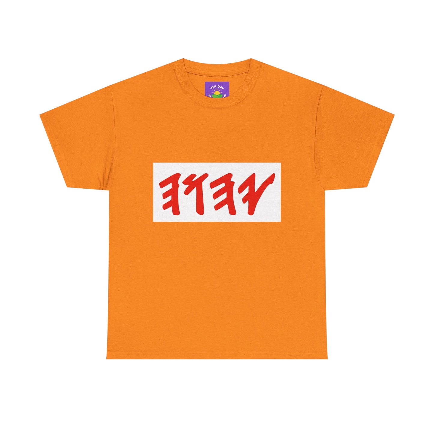 Paleo Hebrew Name of God T-shirt (various colors, Unisex Heavy Cotton T-shirt)