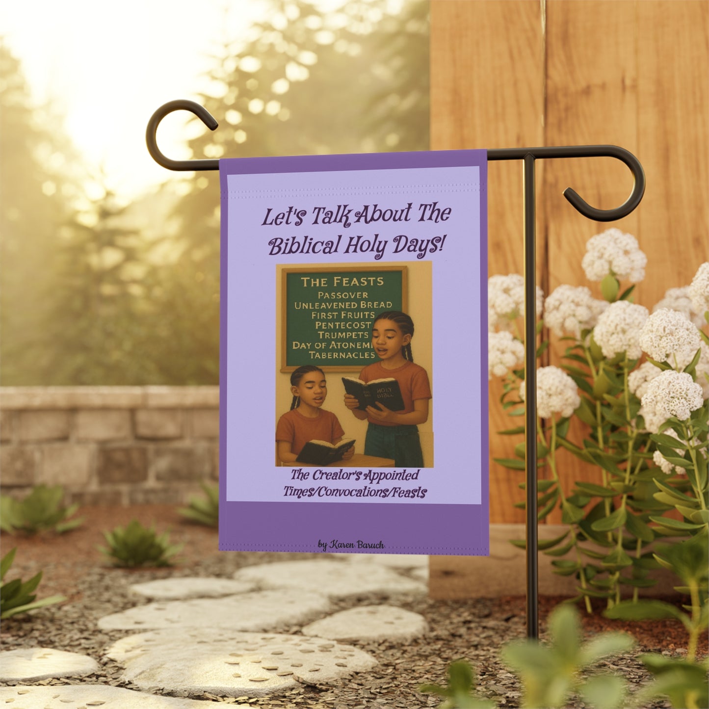 Let's talk about the Biblical Holy Days Banner, Flag, Religious Decor