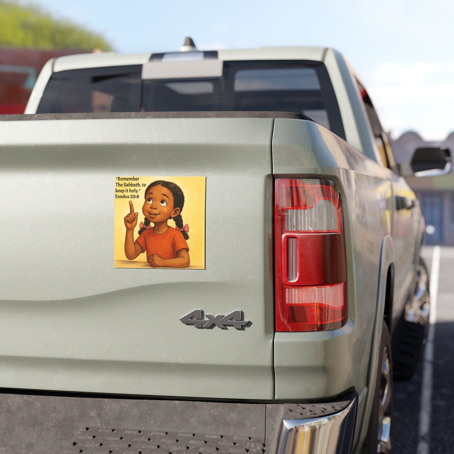 Sabbath Keziah car magnet
