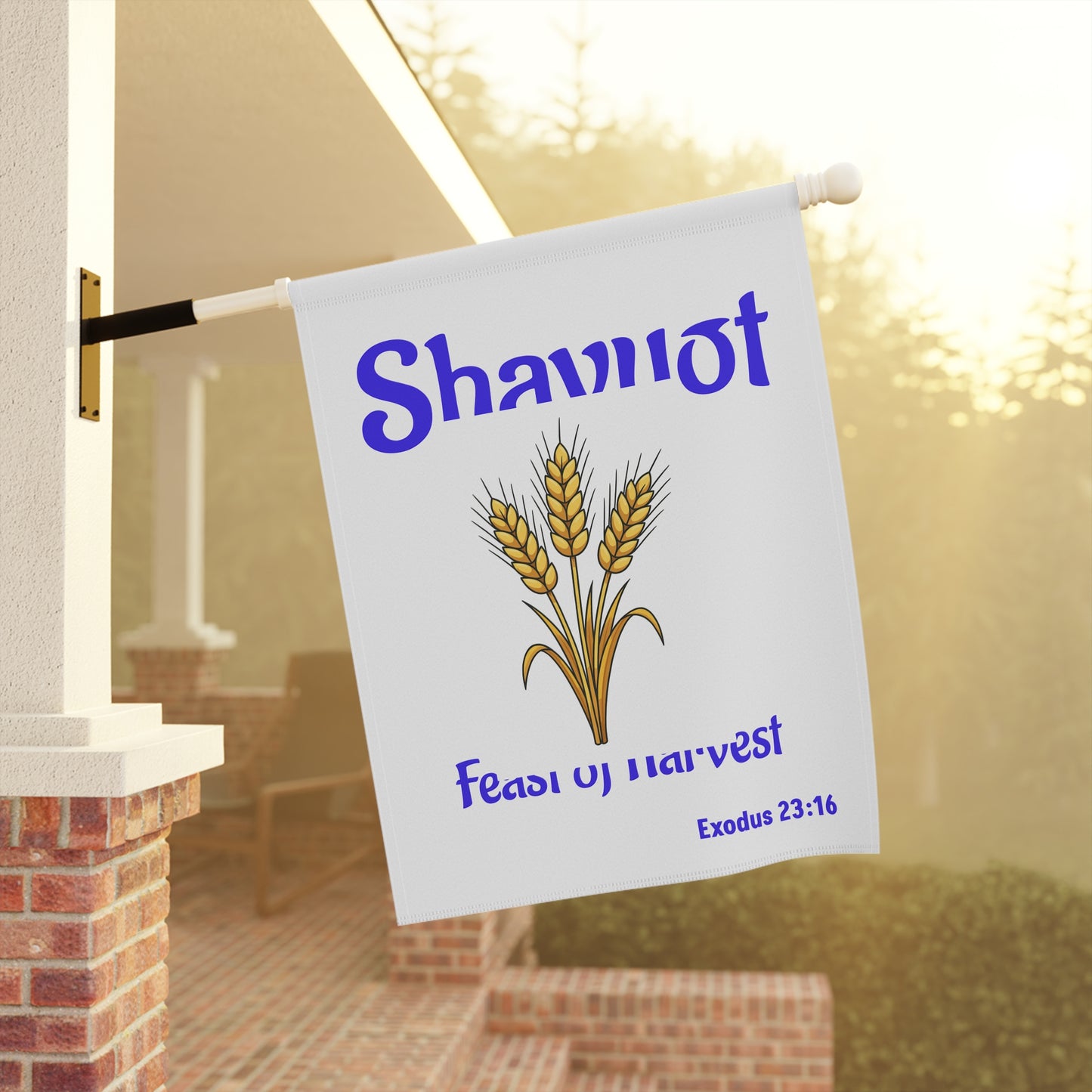 Shavuot/Harvest/Weeks/Pentecost Banner, Flag, Religious Decor