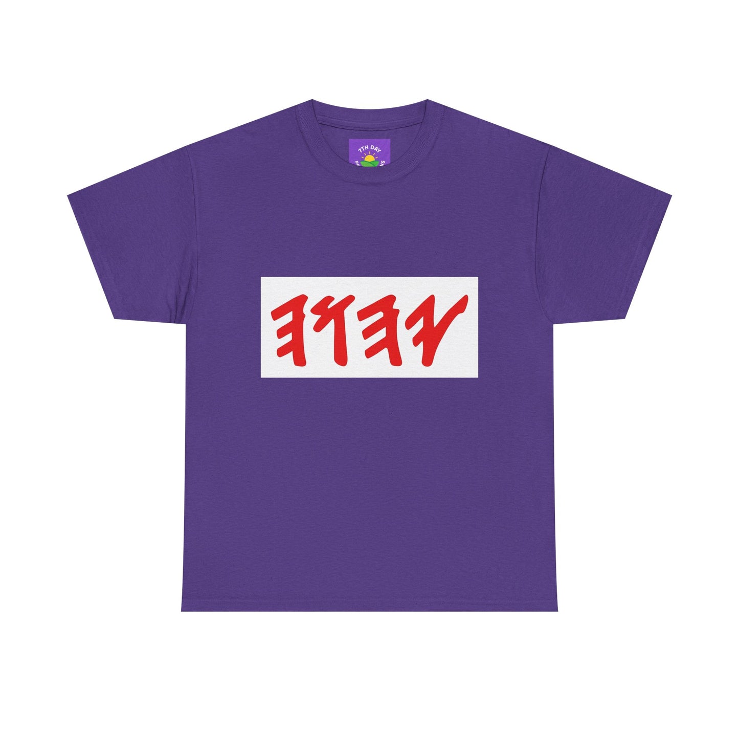 Paleo Hebrew Name of God T-shirt (various colors, Unisex Heavy Cotton T-shirt)