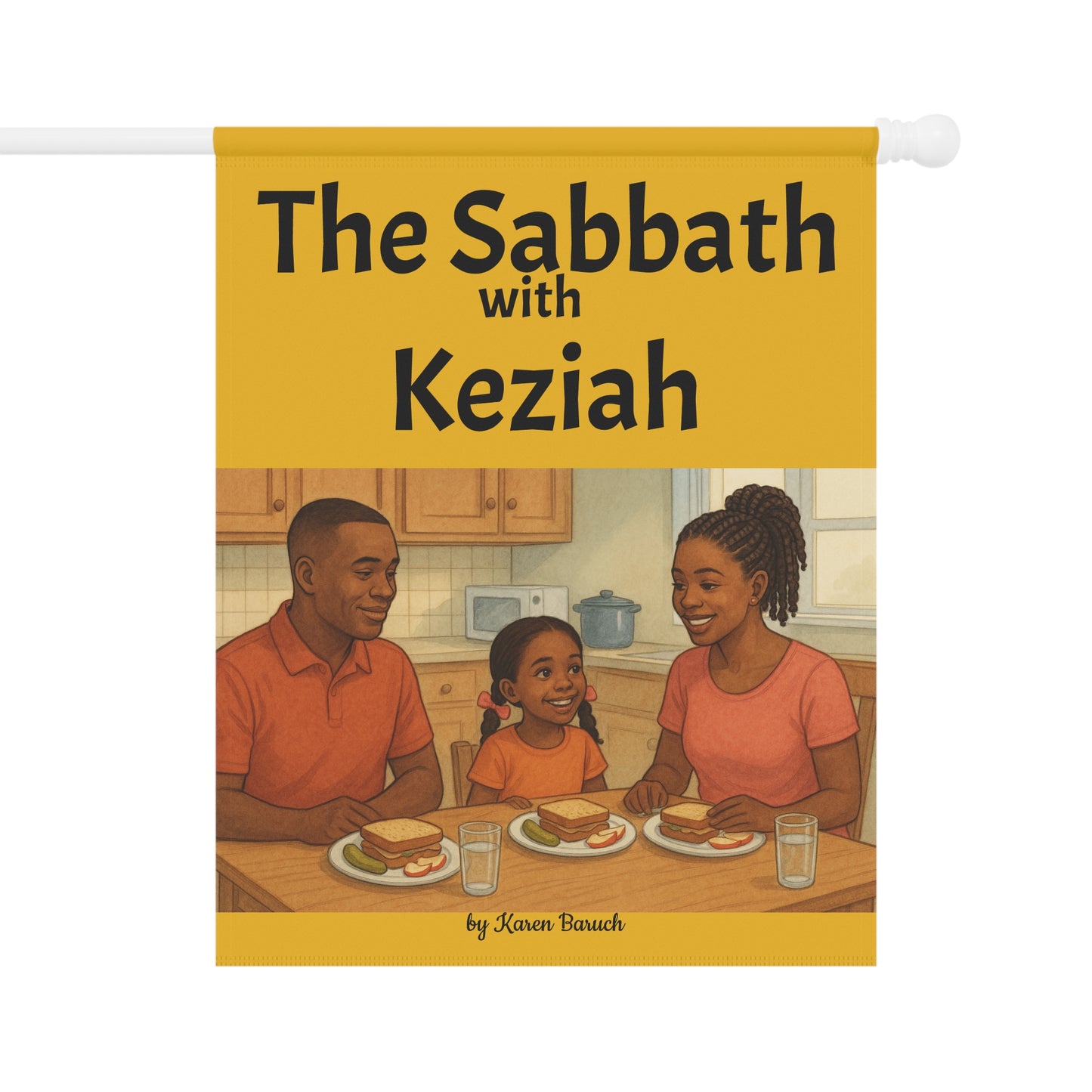 The Sabbath with Keziah Banner, Flag, Religious Decor