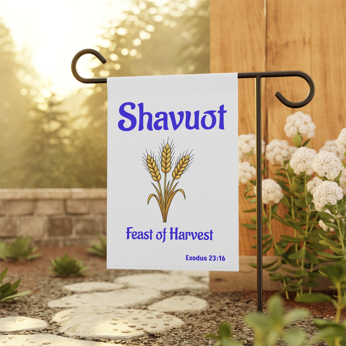 Shavuot/Harvest/Weeks/Pentecost Banner, Flag, Religious Decor