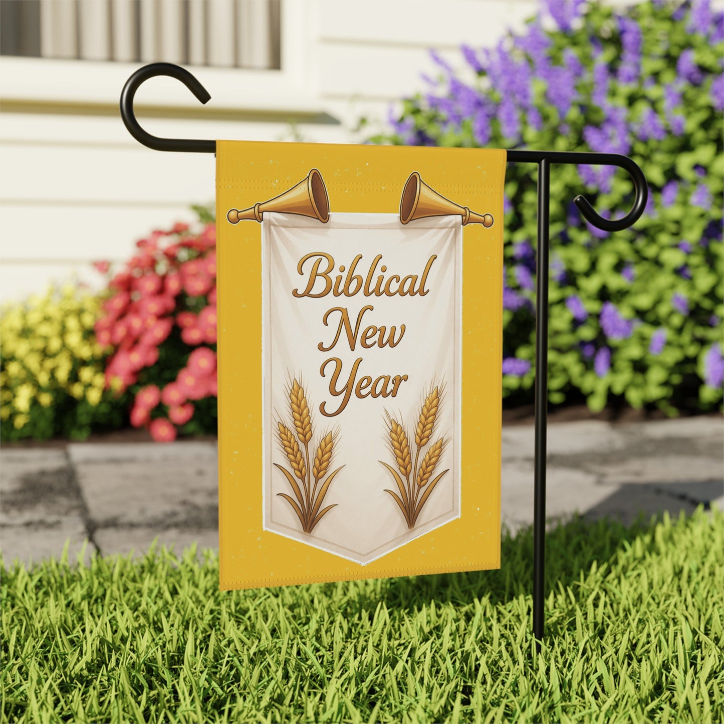 Biblical New Year (Garden Banner, Garden Flag, Religious Home Decor)