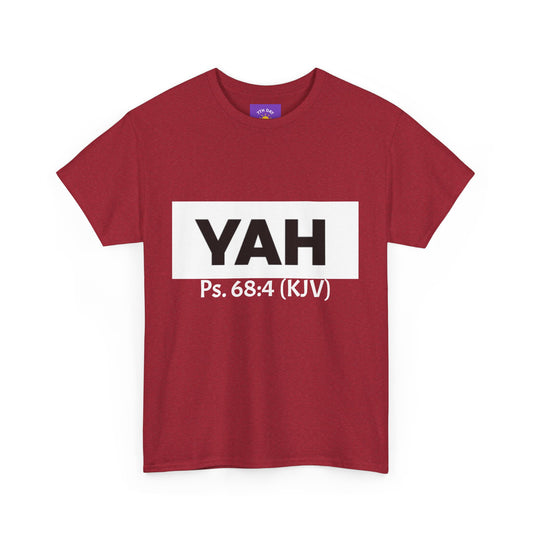 Name of God T-shirt Psalm 68:4 KJV (various colors Unisex Heavy Cotton T-shirt)