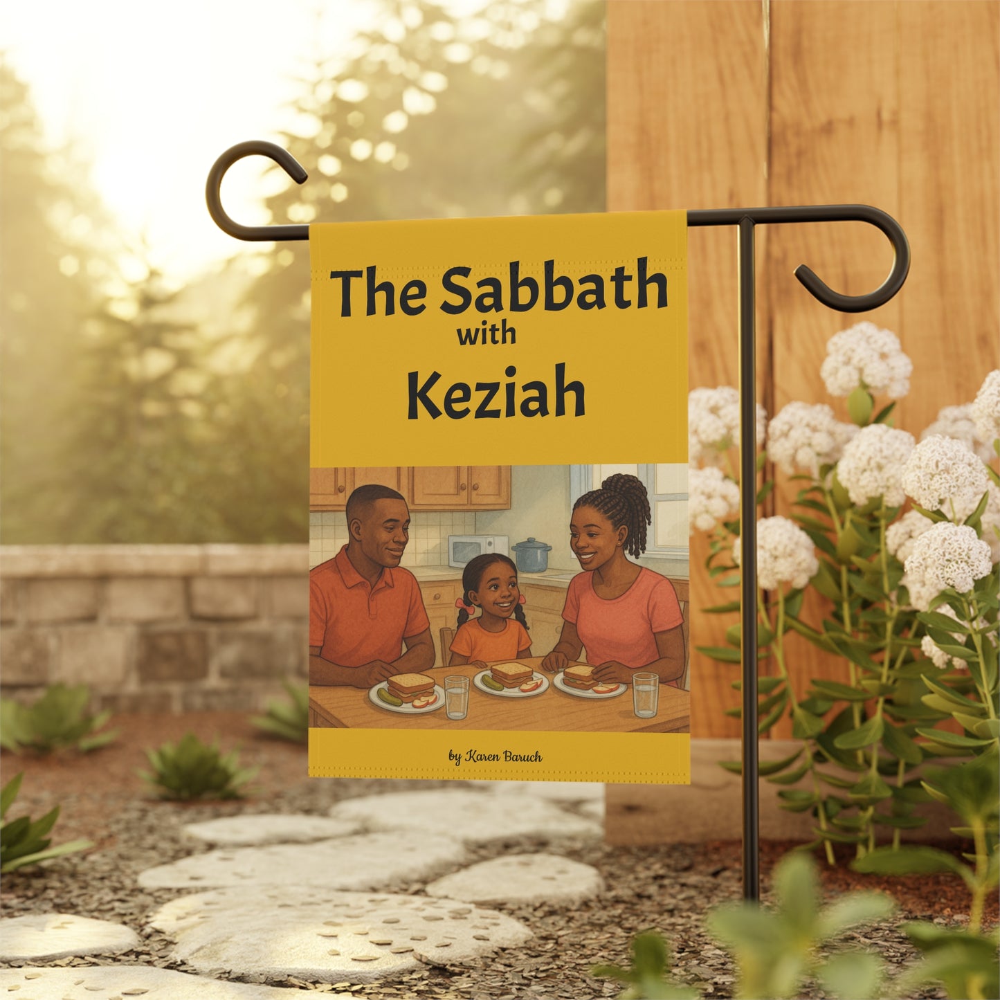 The Sabbath with Keziah Banner, Flag, Religious Decor