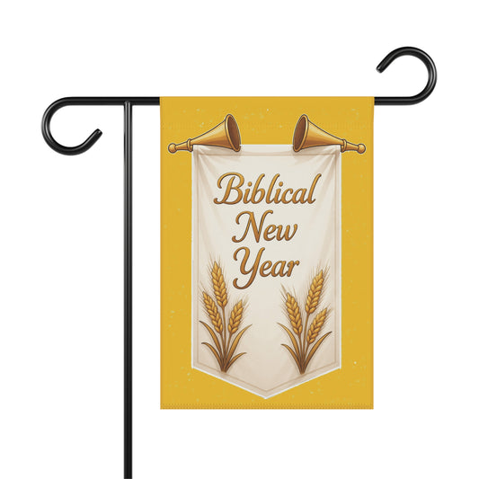 Biblical New Year (Garden Banner, Garden Flag, Religious Home Decor)