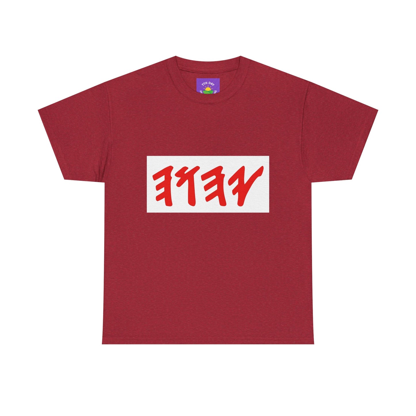 Paleo Hebrew Name of God T-shirt (various colors, Unisex Heavy Cotton T-shirt)