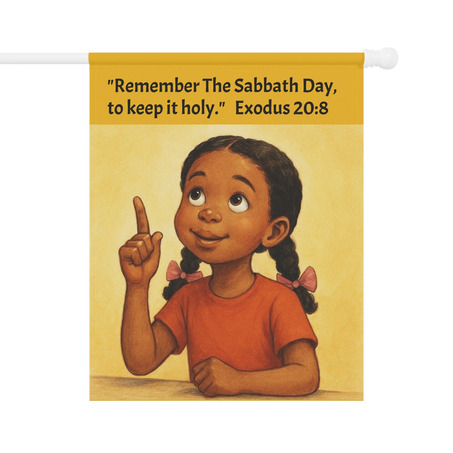 Remember The Sabbath Banner, Flag, Religious Decor