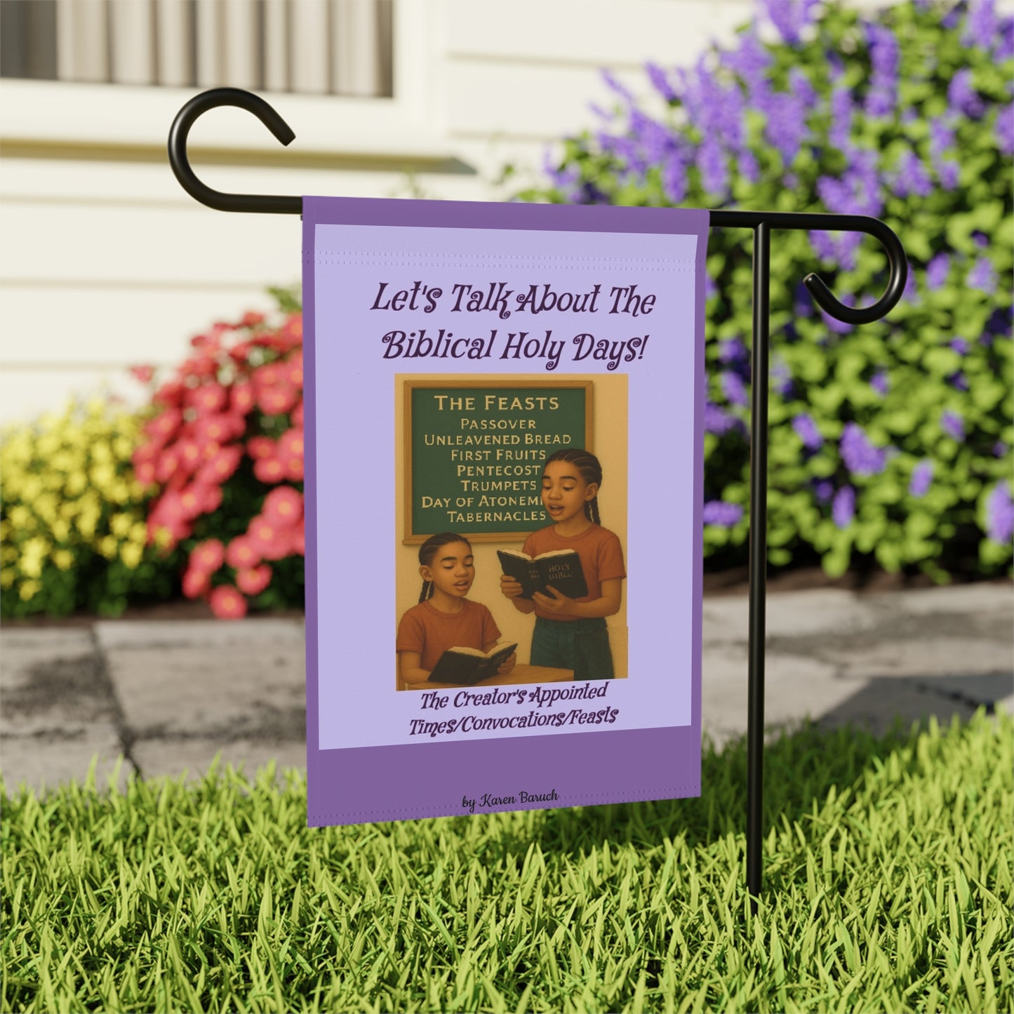 Let's talk about the Biblical Holy Days Banner, Flag, Religious Decor