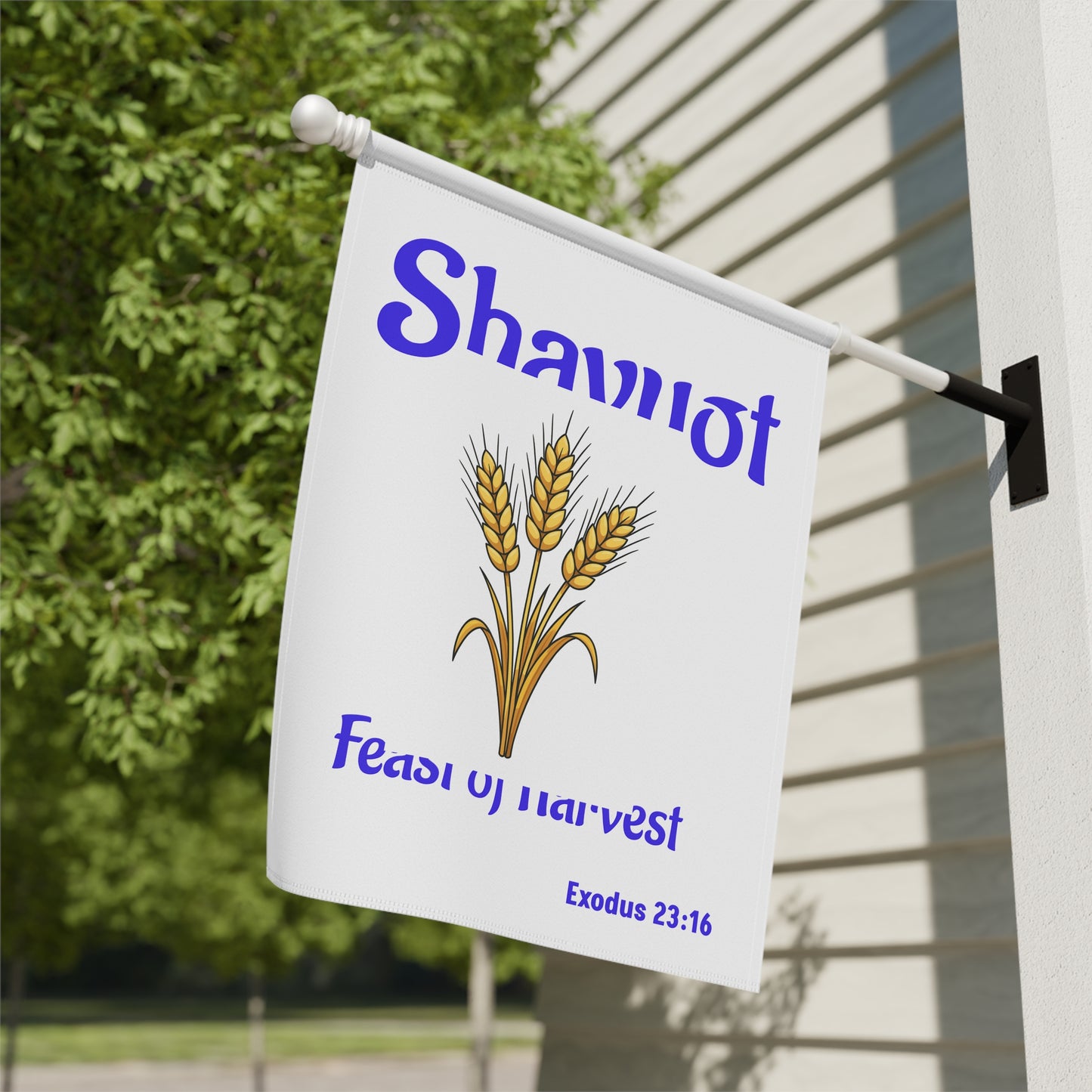 Shavuot/Harvest/Weeks/Pentecost Banner, Flag, Religious Decor